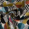 SCHÖNER LEBEN. Vorhang geometrisch Kreise weiß schwarz bunt Produktbild-Vorschau 8