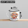 Trendation - Gamer Panda Emaille Tasse Kinder Geschenkidee Produktbild-Vorschau 4