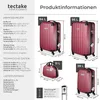 tectake® Hartschalenkoffer-Set Cleo 19-teilig, Hartschalen Produktbild-Vorschau 5