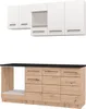 Homestyle4u Küche 180 cm  Küchenzeile ohne Geräte Produktbild-Vorschau 7