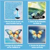 9pcs Fensteraufkleber, Tulpen, Schmetterlinge, Blumen und Produktbild-Vorschau 4