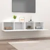 vidaXL TV skrinky 2 ks. Biela 80x30x30 cm odvodený drevený Náhľad obrázku produktu 3