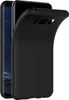 A black silicone phone case is shown with a smartphone partially inserted. Produktbild-Vorschau