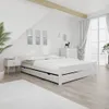 Postel IKAROS DOUBLE 140 x 200 cm, bílá Rošt: S lamelovým Náhled obrázku produktu 2