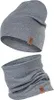 Kinder Set Beanie Mütze Schlauchschal Baumwolle Rundschal Produktbild-Vorschau 2