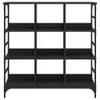 vidaXL Sideboard Schwarz 102x32x103,5 cm Holzwerkstoff Produktbild-Vorschau 4