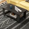 Couchtisch Moderne Bank Mit Regal Zimmer Wohnzimmer Gross Produktbild-Vorschau 6