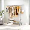 Porte-vêtements sur roulettes, barre de suspension Voir les images du produit 7