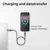 deleyCON 1,5m USB-C auf Micro USB Kabel Ladekabel Produktbild-Vorschau 6