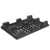A black plastic pallet is shown against a white background. Produktbild-Vorschau