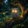 LUMILED Solar Eule LED Gartenfigur Dekorative Solarleuchte Produktbild-Vorschau 3