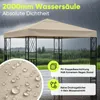 Sekey Pavillon Ersatzdach 3 x 3 m Wasserdicht 1000D Produktbild-Vorschau 4
