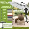 tillvex ombrellone a sbalzo in alluminio grigio LED solare Anteprima dell’immagine prodotto 5