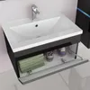 5 teiliges Waschplatz Badmöbel Komplettset inkl. LED Produktbild-Vorschau 1