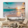 MuchoWow® - Leinwandbilder - Sonnenuntergang - Strand - Produktbild-Vorschau 7