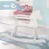 Wooden Rocking Horse - ROBA - Removable Safety Bar - White Anteprima dell’immagine prodotto 15