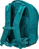 The back view of a teal backpack. Podgląd zdjęcia produktu