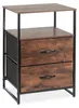 Comodini Relaxdays Industrial, set da 2, L x P x A 70 x 45 Anteprima dell’immagine prodotto 10