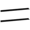The Living Store Wandregale 2 Stk. Schwarz 115x9x3 cm Produktbild-Vorschau 3