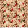 Tischdecke Wachstuch Blumen Braun Robust Wasserabweisend Produktbild-Vorschau 3