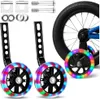 Seitenräder für Kinderfahrräder, LED RGB, bunte Produktbild-Vorschau 1