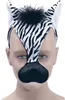 Bristol Novelty Uni Zebramaske mit Sound BN1390 Produktbild-Vorschau 2