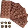 6 Stück Schokoladenform Silikon Pralinenform Silikon Produktbild-Vorschau 1