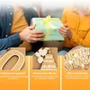 60. Geburtstag Geldgeschenke Holz mit LED Lichterkette, Produktbild-Vorschau 6