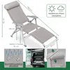 ELONEO Chaise de camping pliante avec repose-jambes Voir les images du produit 2