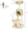 PawHut Katzen Kratzbaum 116 cm Katzenbaum mit Katzenhöhle, Produktbild-Vorschau 3