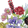 Blumenstrauß aus Bausteinen, KOMPATIBEL MIT LEGO, 8 BLUMEN Produktbild-Vorschau 3