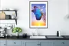 MuchoWow® Gerahmtes Poster Schmetterling - Sonnenuntergang Produktbild-Vorschau 4