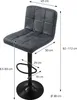 ML-Design 2er Set Barhocker Tresenhocker 360° drehbar, Produktbild-Vorschau 7