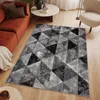 Tapiso Koberec LUXURY Geometric Black Grey Obývací pokoj Náhled obrázku produktu 1