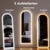 Lustro stojące INONEFT, pełne, 150 x 40 cm, złote, z Podgląd zdjęcia produktu 4