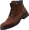 Mustang Veterschoenen Hoog  Veterschoenen Hoog - Cognac - Voir les images du produit 1