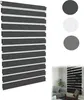 A product image showing a zebra blind with color swatches and a lifestyle shot of the blind in a room. Voir les images du produit