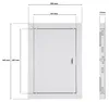 ADGO - Revisionsklappe 15x30 Revisionstür, Metall - Weiß, Produktbild-Vorschau 8