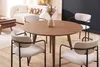 Miliboo - Design-Esstisch rund Nussbaum D120 LIVIA Produktbild-Vorschau 2