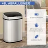 HOMCOM Automatik Mülleimer Abfalleimer mit Infrarotsensor Produktbild-Vorschau 4