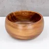 Schale Holz 15cm rund Akazienholz Tischdeko Natur Braun Produktbild-Vorschau 3