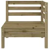 Divani da giardino angolari 2 pz. Legno di pino impregnato Anteprima dell’immagine prodotto 5
