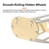 WISFOR TV Standfuss Höhenverstellbar, TV Ständer Rollbar, Produktbild-Vorschau 8