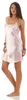 Damen kurzes Satin Negligé Nachtkleid Nachthemd Satin; Produktbild-Vorschau 2