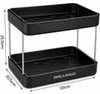 WELLHAUS Küchen Organizer 2 Etagen Schwarz Regal Ablage Produktbild-Vorschau 11