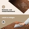 KitchenYeah© Herdabdeckplatte Das braune Leder eines Produktbild-Vorschau 2