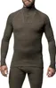 Woolpower Zip Turtleneck Lite heren sweater (donkergroen), Productafbeelding-voorbeeld 2