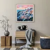 Gerahmtes Poster - Rahmen in heller Eiche - Santorini Produktbild-Vorschau 7