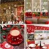 Fensterbilder Weihnachten Selbstklebend Schneeflocken PVC Produktbild-Vorschau 3