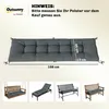 Outsunny Palettenkissen Abnehmbar Sitzkissen mit Produktbild-Vorschau 3